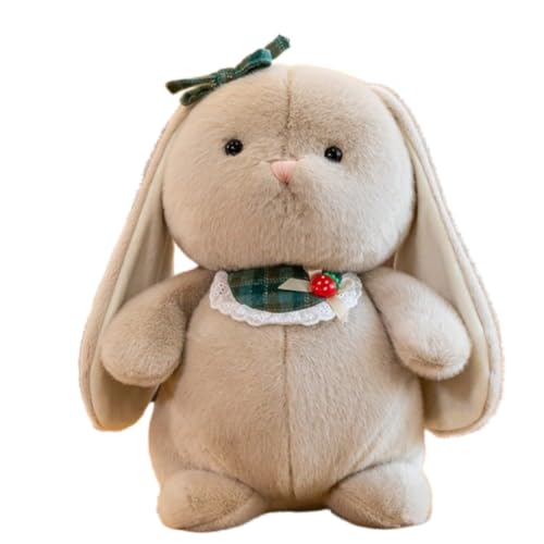 champracer Hase Kuscheltier Lange Ohren Plüsch Kaninchen Stofftier Hasen Plüschtier Grau Kinder Spielzeug für Mädchen und Jungen (40 cm,Grau) von champracer