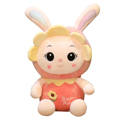 champracer Hase Plüschtier OsternHase Puppe Stofftier Kissen Kuscheltier, zum Spielen und Kuscheln, Weiches Schmusetier für Mädchen, Jungen, Babys (100 cm,Rosa) von champracer