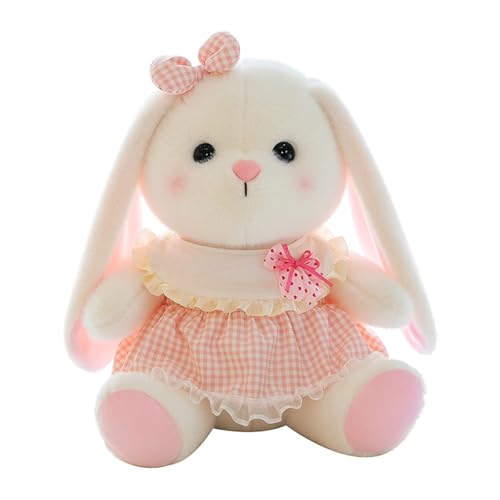 champracer Kaninchen Plüschtier, Plüschtier Hase, kleines Kaninchen Obst Puppe Plüsch Spielzeug Karotte Kaninchen Plüsch Puppe Mädchen Kuscheltier Osternhase Plüsch Wurfkissen (55 cm,Einzelner Bogen) von champracer