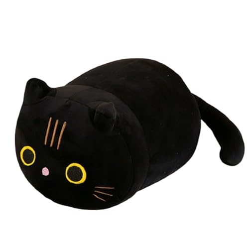champracer Katzen Plüschtier,Plüschkissen Tier Kissen süße Weiche Kuscheltier Plüsch Katze Spielzeug, Flauschiges Stofftier Kawaii Katze Plüschtierm,Weihnachten Geschenke Dekoration (schwarz,25cm) champracer Katzen Plüschtier,Plüschkissen Tier Kissen süße Weiche Kuscheltier Plüsch Katze Spielzeug, Flauschiges Stofftier Kawaii Katze Plüschtierm,Weihnachten Geschenke Dekoration (schwarz,25cm) von champracer