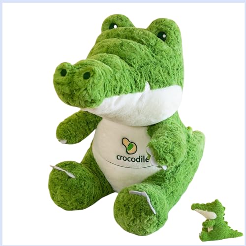 champracer Krokodil Kuscheltier, Kuscheltier Krokodil Plüschtier Alligator, Plüsch Krokodil Alligator, Krokodil Stofftier Geschenk für Kinder (75CM) von champracer