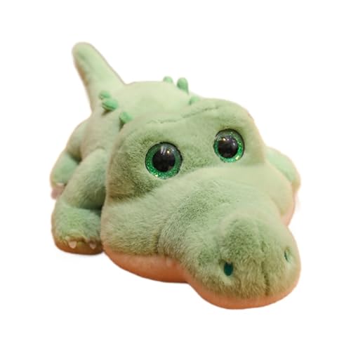 champracer Krokodil Kuscheltier Kawaii Plüschtier，Krokodil Plüsch Kissen, Krokodil Spielzeug Kissen zum Kuscheln & Spielen PlüschpuppenPlüsch Kinder Kuscheltier Weiches Kuschel (107 cm,Krokodil) von champracer