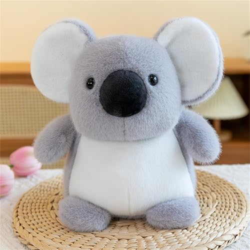 champracer Kuscheltier 25 cm Kinder Plüschtier Niedliches Tier Stofftier Kawaii Tiere Plüschtier zum Kuscheln & Spielen, Waschbares Plüschtier für Mädchen Jungen und Babys (Koala) von champracer