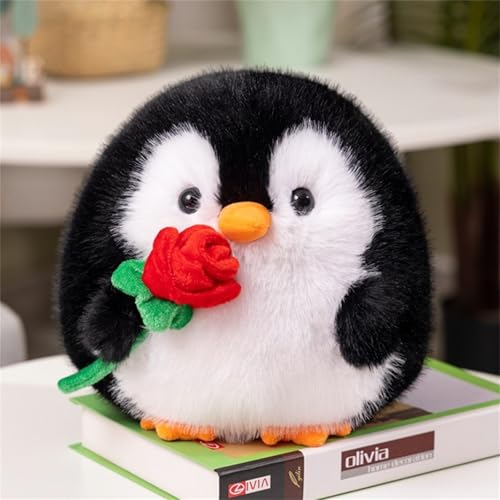 champracer Kuscheltier Pinguin Plüschtier, 20 cm Pinguin Kuscheltier Süß, Pinguin Puppe, Süßes Kuscheltier Plüsch Pinguin, Geschenke für Mädchen und Jungen (20 cm,A) von champracer