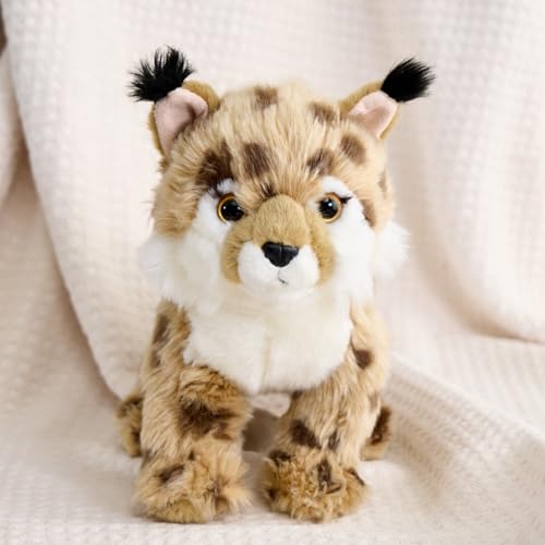 champracer Luchs Kuscheltier Lebensecht Süßes Luchs Spielzeug Plüsch-Katze Luchs Sitzend Stofftier Plüschpuppe Süßes Luchs Spielzeug Geschenk für Kinder Jeglichen Alters champracer Luchs Kuscheltier Lebensecht Süßes Luchs Spielzeug Plüsch-Katze Luchs Sitzend Stofftier Plüschpuppe Süßes Luchs Spielzeug Geschenk für Kinder Jeglichen Alters von champracer