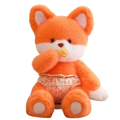 champracer Niedliche Spielzeuge Fuchs, Teddybär Plüschtiere süße Spielzeuge, süße Plüschtiere, weiche und Flauschige Plüschtiere, Plüschtiere, Raumdekoration, (45 cm,Schnuller) von champracer