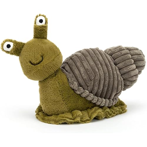 champracer Niedliches Schnecke Plüschtier für Jungen und Mädchen, Kuscheltier Plüschpuppe Flauschiger Plüsch Puppe Spielzeug für kuschelecke Kinderzimmer Schlafzimmer Deko (28cm) von champracer