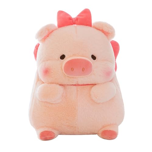 champracer Niedliches Schwein Plüschtier, Kawaii Plüschtier, rosa Plüschschwein, weiches Stofftier, niedliches Plüschtier, Schwein Plüschkissen, Geschenk für Jungen und Mädchen (40 cm,rosa) von champracer