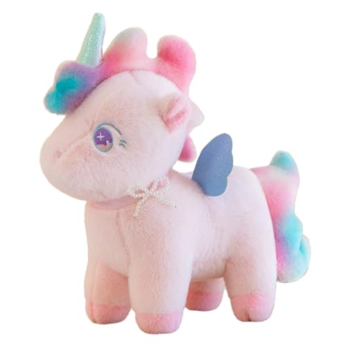 champracer Plüsch Einhorn Kuscheltier,Plüsch Regenbogen Einhorn, Plüschtier Einhorn Kuscheltier,Super Weiches Einhorn Kissen,für Kinder Mädchen Puppe Geschenk (100 cm,Rosa) von champracer