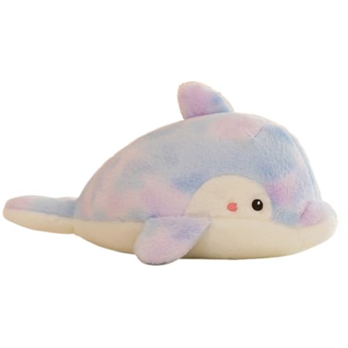 champracer Plüschtier Delfin Groß, Bunte Delfin Kuscheltier Superweich, Süßer Delphin Puppe, Geburtstag Geschenke für Kinder und Erwachsene (100 cm,Blau) von champracer