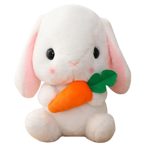 champracer Plüschtier Kaninchen mit Karotten,Hase Kuscheltier,Karotten Plüsch-Kaninchen Plüschtier Toy,Hasen Spielzeug Mädchen,Plüsch HasenPuppe Geschenk für Kinder (75cm,Karotte) von champracer