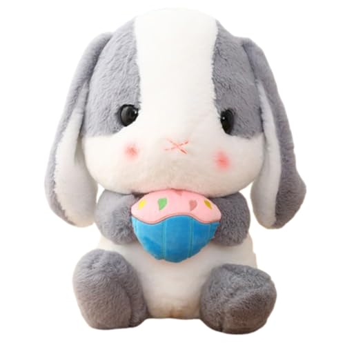 champracer Plüschtier Kaninchen mit Karotten,Hase Kuscheltier,Karotten Plüsch-Kaninchen Plüschtier Toy,Hasen Spielzeug Mädchen,Plüsch HasenPuppe Geschenk für Kinder (75cm,Torte) von champracer