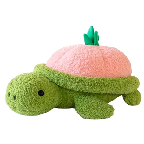 champracer Plüschtier Schildkröte,Großes Plüschtier mit Meeresschildkröte, Cartoon-Kuscheltier, Niedliches Stofftier zum Kuscheln und Spielen (80 cm,Rosa) von champracer