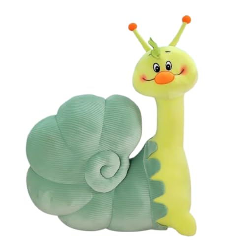 champracer Plüschtier Schnecken Kuscheltiere Süße Cartoon Schnecke Puppe Plüschtier Schnecken Plüschtier Puppe Geburtstagsgeschenk für Kinder (25cm,Grün) von champracer