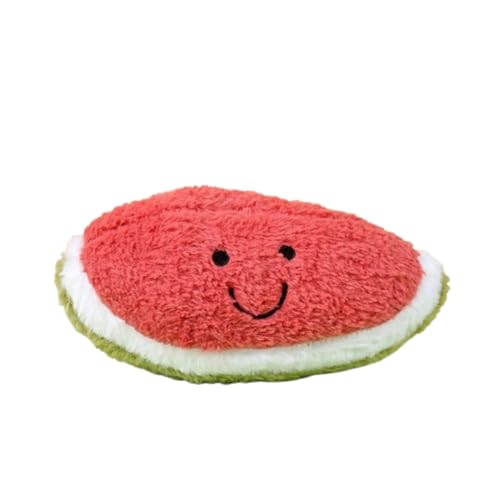 champracer Plüschtier Stofftier Gemüse und Früchte Plüschtier Plüschkissen Spielzeug, Kissen Puppe Wurfkissen, Kinder Puzzle Schmusetier Geschenk für Kinder Mädchen Jungen (23 cm,Wassermelone) von champracer