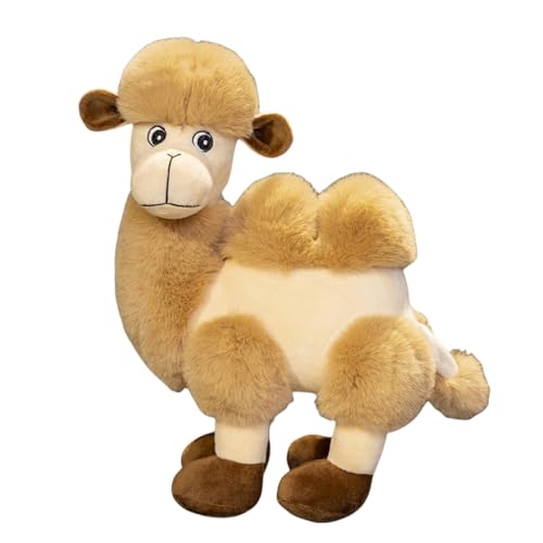 champracer Plüschtier für Kinder Plüsch-Kamel Flauschige Kamel Wilde Tiere Plüschtiere Kamel Kuscheltier Stofftiere Geschenke für Kinder (38cm,Braun) von champracer