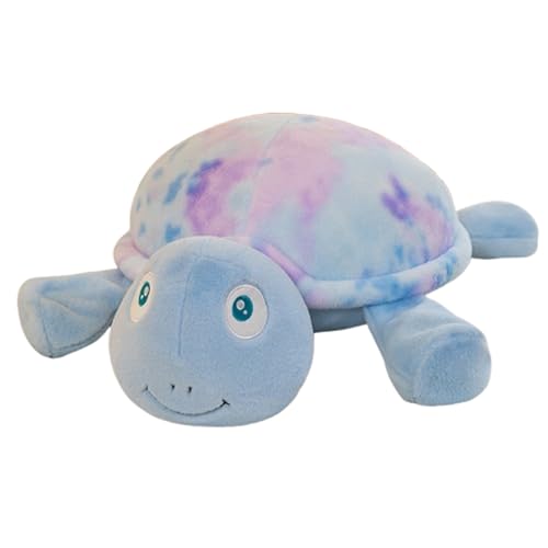 champracer Schildkröte Kuscheltier, Niedliche Schildkröte Plüschtier, Kawaii Schildkröte Niedlich Bewegliches Plüschtier Stofftier, Große Schildkröte Plüschtier Geburtstagsgeschenk (85 cm,blau) von champracer