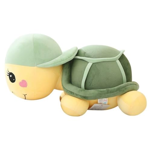 champracer Schildkröte Kuscheltier Niedliches Stofftier Plüsch-Schildkröte Schildkröte Plüsch zum Kuscheln und Spielen Geschenk für Kinder (35cm,Grün) von champracer