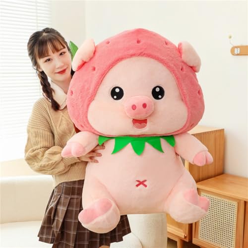 champracer Schwein Kuscheltier Groß Plüschtiere für Kinder weiche niedliche Schwein Stofftier zum Kuscheln und Spielen Kuscheltiere Geschenk für Mädchen und Jungen (45 cm,Rosa) von champracer