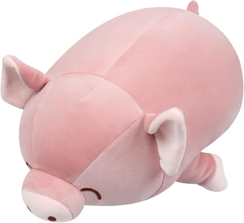 champracer Schwein Stofftier Kuscheltier, Süße Flauschige Weich Plüsch Spielzeug, Cartoon Niedliche Schwein Plüschkissen, Plüschtier Geschenk Dekoration zu Hause (60 cm,Rosa) von champracer