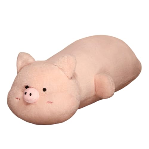 champracer Tier Kissen Plüschtier,Schwein Kuscheltier,Fuchs Plüschtier Kissen,Kuscheltier Shiba Inu Weich Plüsch Kissen,Spielzeug Süßer Plüsch Kuscheltier,Cartoon Plüsch Kissen Kinder (25 cm,Schwein) von champracer