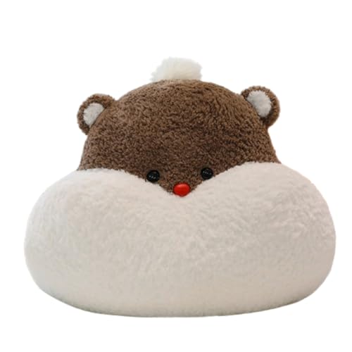 champracer Tier Plüsch Puppe Kissen Puppe zu schlafen Kissen，Kuscheltier Jungen, Mädchen & Babys, Flauschiges Kuschelkissen für Kinder ab 12 Monaten, Weiches Stofftier-Kissen, 1 Stück (95cm,Hamster) von champracer