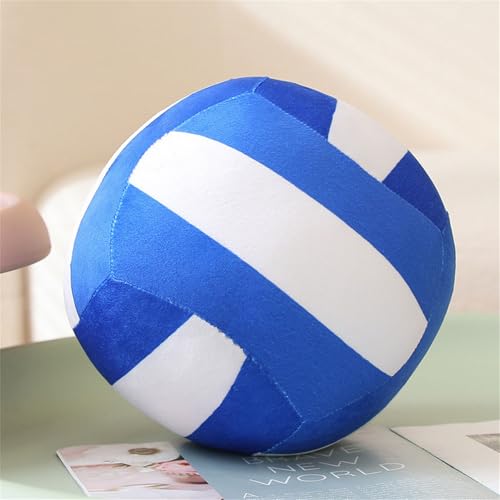 champracer Volleyball Plüschtier Volleyball, Fußball Plüschtier, Kinderspielzeug Kuscheltiere, GefüLltes Volleyballspielzeug, Kinder Kuschelkissen Volleyball Kissen für Jungen Und Mädchen (14 cm,B) von champracer