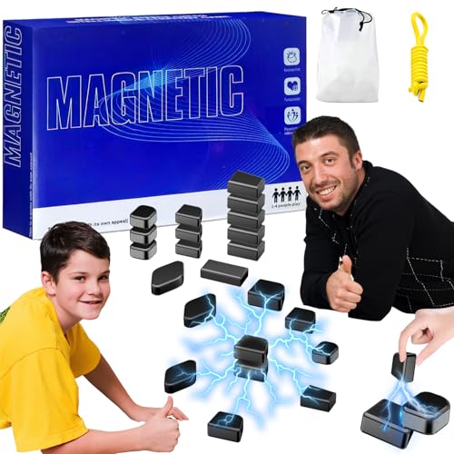 20 PCS Magnetisches Schachspiel,Tragbares magnetspiel Lustiges Tisch-Magnetspiel Partyzubehör für Familientreffen (9 Jahre und älter) von chimoo