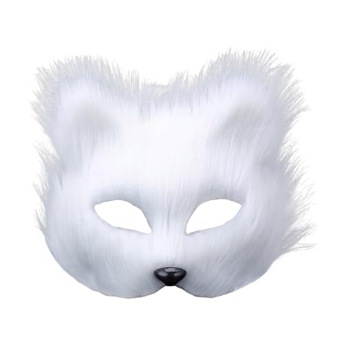 chiphop Amfirst DIY Weißes Papier Maske Cosplay Masken Kostüm Maske Leere Maske Weiße DIY Maske DIY Weiße Papier Maske Tier Fuchs Wolf Maske Karneval von chiphop