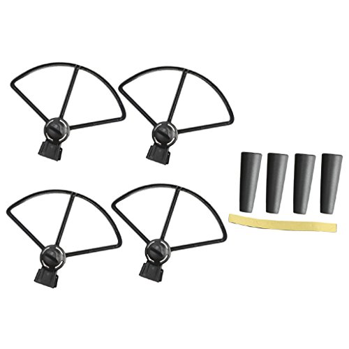 4pcs Fahrwerk Fahrwerk W / 4pcs Screw Propeller Guard für DJI Spark, Schwarz von chiwanji