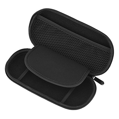 Schutzhülle Kompatibel mit PS Vita, Schützende Hartschalenhülle, wasserdichte und Stoßfeste Tragetasche, Reisetasche für PS Vita(Black) von ciciglow