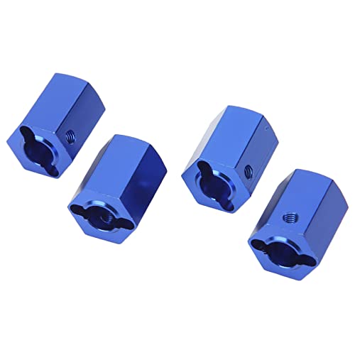 ciciglow 4Pcs 12mm RC Hex Radnaben Adapter mit Schraubenschlüssel RC Hex Hub Verlängerungsantrieb für 1/10 RC Auto(Navy blau) von ciciglow