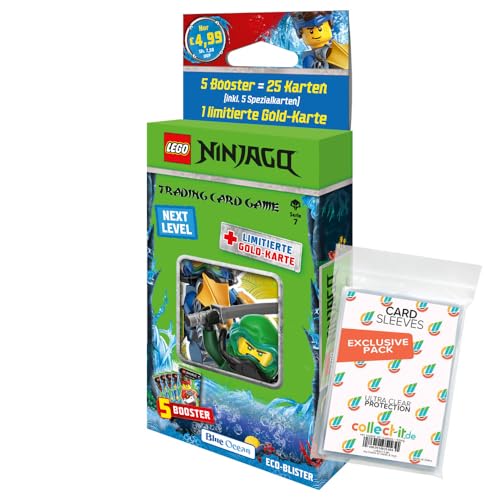 Bundle mit Blue Ocean - Lego Ninjago 7 Next Level Trading Cards - 1 Blister + Exklusive Collect-it Hüllen Bundle mit Blue Ocean - Lego Ninjago 7 Next Level Trading Cards - 1 Blister + Exklusive Collect-it Hüllen von collect-it.de MY HOME OF CARDS + TOYS
