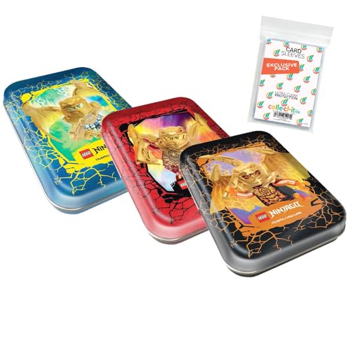 Bundle mit Blue Ocean Lego Ninjago Serie 8 Trading Cards - Alle 3 verschiedenen Mini Tin Boxen + Exklusive Collect-it Hüllen Bundle mit Blue Ocean Lego Ninjago Serie 8 Trading Cards - Alle 3 verschiedenen Mini Tin Boxen + Exklusive Collect-it Hüllen von collect-it.de MY HOME OF CARDS + TOYS