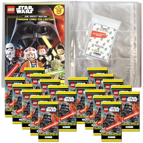 Bundle mit Blue Ocean Lego Star Wars - Serie 4 Trading Cards - 1 Leere Sammelmappe + 20 Booster + Exklusive Collect-it Hüllen Bundle mit Blue Ocean Lego Star Wars - Serie 4 Trading Cards - 1 Leere Sammelmappe + 20 Booster + Exklusive Collect-it Hüllen von collect-it.de MY HOME OF CARDS + TOYS
