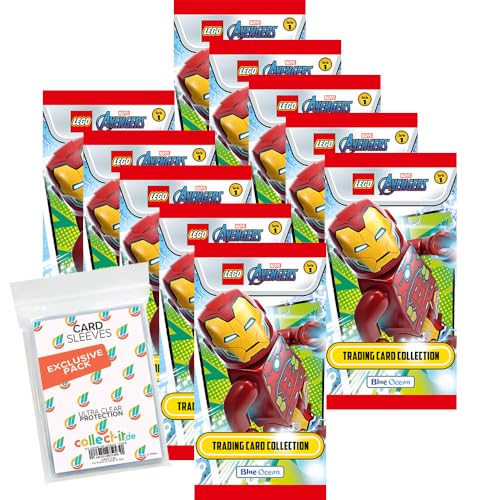 Bundle mit Lego Avengers - Serie 1 Trading Cards - 10 Booster + Exklusive Collect-it Hüllen Bundle mit Lego Avengers - Serie 1 Trading Cards - 10 Booster + Exklusive Collect-it Hüllen von collect-it.de MY HOME OF CARDS + TOYS