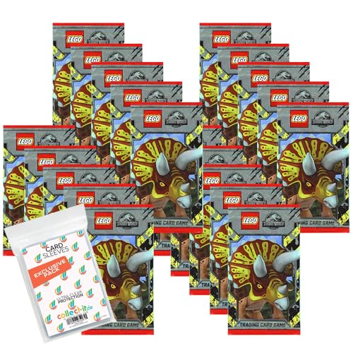 Bundle mit Lego Jurassic World Serie 1 Trading Cards - 20 Booster + Exklusive Collect-it Hüllen Bundle mit Lego Jurassic World Serie 1 Trading Cards - 20 Booster + Exklusive Collect-it Hüllen von collect-it.de MY HOME OF CARDS + TOYS