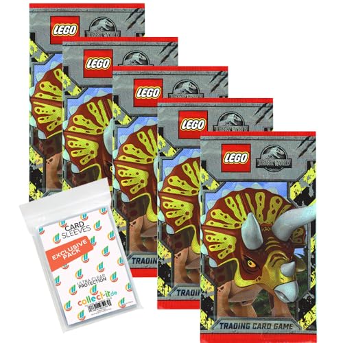 Bundle mit Lego Jurassic World Serie 1 Trading Cards - 5 Booster + Exklusive Collect-it Hüllen Bundle mit Lego Jurassic World Serie 1 Trading Cards - 5 Booster + Exklusive Collect-it Hüllen von collect-it.de MY HOME OF CARDS + TOYS