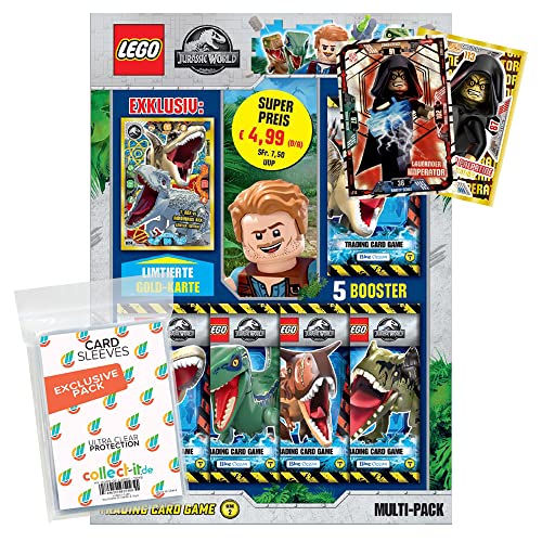 Bundle mit Lego Jurassic World Trading Cards - Serie 2-1 Multipack + Exklusive Collect-it Hüllen Bundle mit Lego Jurassic World Trading Cards - Serie 2-1 Multipack + Exklusive Collect-it Hüllen von collect-it.de MY HOME OF CARDS + TOYS