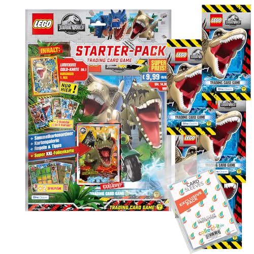 Bundle mit Lego Jurassic World Trading Cards - Serie 2-1 Starter + 5 Booster + Exklusive Collect-it Hüllen Bundle mit Lego Jurassic World Trading Cards - Serie 2-1 Starter + 5 Booster + Exklusive Collect-it Hüllen von collect-it.de MY HOME OF CARDS + TOYS
