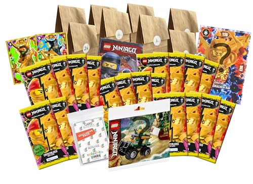 Bundle mit Lego Ninjago Serie 8 Next Level - Der 2023-24 tolle Überraschungen + Exklusive Collect-it Hüllen von collect-it.de MY HOME OF CARDS + TOYS