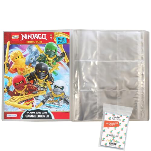 Bundle mit Lego Ninjago Serie 9 Next Level Trading Cards - 1 Leere Sammelmappe + Exklusive Collect-it Hüllen Bundle mit Lego Ninjago Serie 9 Next Level Trading Cards - 1 Leere Sammelmappe + Exklusive Collect-it Hüllen von collect-it.de MY HOME OF CARDS + TOYS