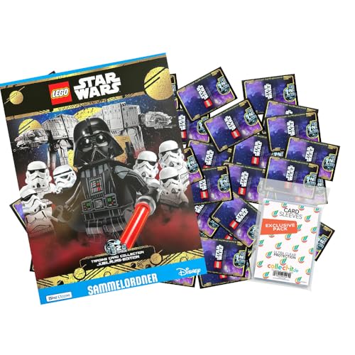 Bundle mit Lego Star Wars - Serie 5 Trading Cards - 1 Leere Sammelmappe + 50 Verschiedene, zufällige Karten + Exklusive Collect-it Hüllen Bundle mit Lego Star Wars - Serie 5 Trading Cards - 1 Leere Sammelmappe + 50 Verschiedene, zufällige Karten + Exklusive Collect-it Hüllen von collect-it.de MY HOME OF CARDS + TOYS