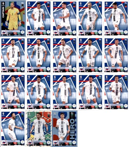 Bundle mit Match Attax UEFA Euro 2024 Germany - Mannschaftspaket + Exklusive Collect-it Hüllen (Slowenien) von collect-it.de MY HOME OF CARDS + TOYS