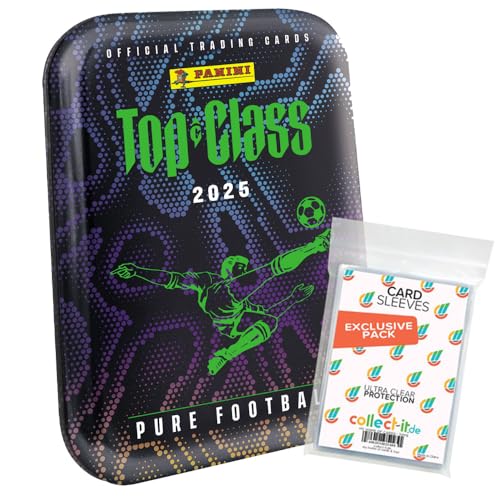 Bundle mit Top Class Pure Football 2025 - Trading Cards - 1 Mini Tin Box + Exklusive Collect-it Hüllen Bundle mit Top Class Pure Football 2025 - Trading Cards - 1 Mini Tin Box + Exklusive Collect-it Hüllen von collect-it.de MY HOME OF CARDS + TOYS