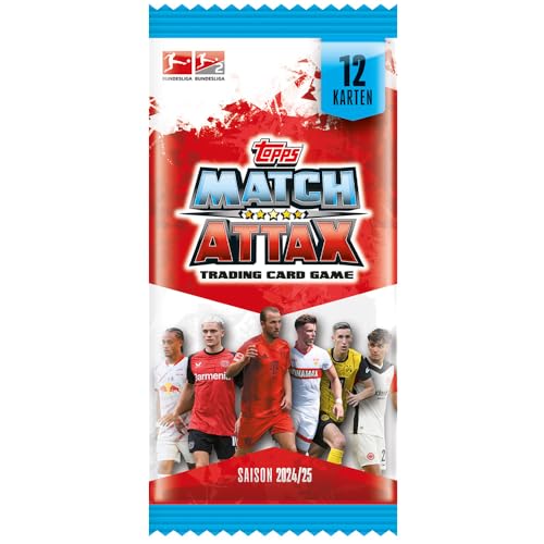 Bundle mit Topps Match Attax Bundesliga - 2024/2025-1 Booster + Exklusive Collect-it Hüllen von collect-it.de MY HOME OF CARDS + TOYS