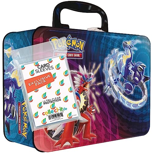 Pokemon Back to School Collectors Chest - Sammelkoffer - Deutsch + 100 Exklusive Collect-it.de Hüllen von collect-it.de MY HOME OF CARDS + TOYS