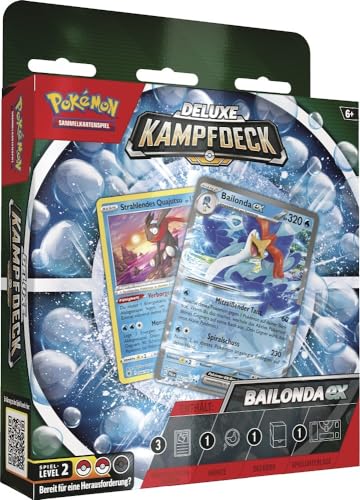 Pokemon Deluxe Battle Deck - Bailonda EX - Deutsch + 100 Exklusive Collect-it.de Hüllen von collect-it.de MY HOME OF CARDS + TOYS