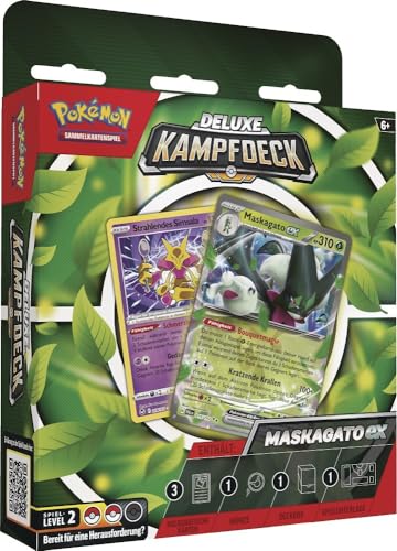 Pokemon Deluxe Battle Deck - Maskagato EX - Deutsch + 100 Exklusive Collect-it.de Hüllen von collect-it.de MY HOME OF CARDS + TOYS