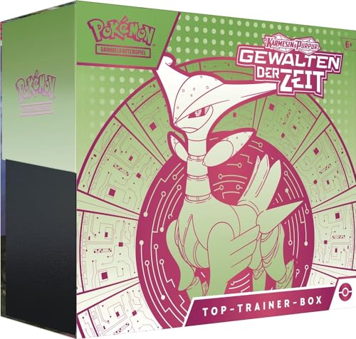 Pokemon KP05 Gewalten der Zeit - EisenblattTop-Trainer Box - Deutsch + 40 Exklusive Collect-it.de Hüllen von collect-it.de MY HOME OF CARDS + TOYS